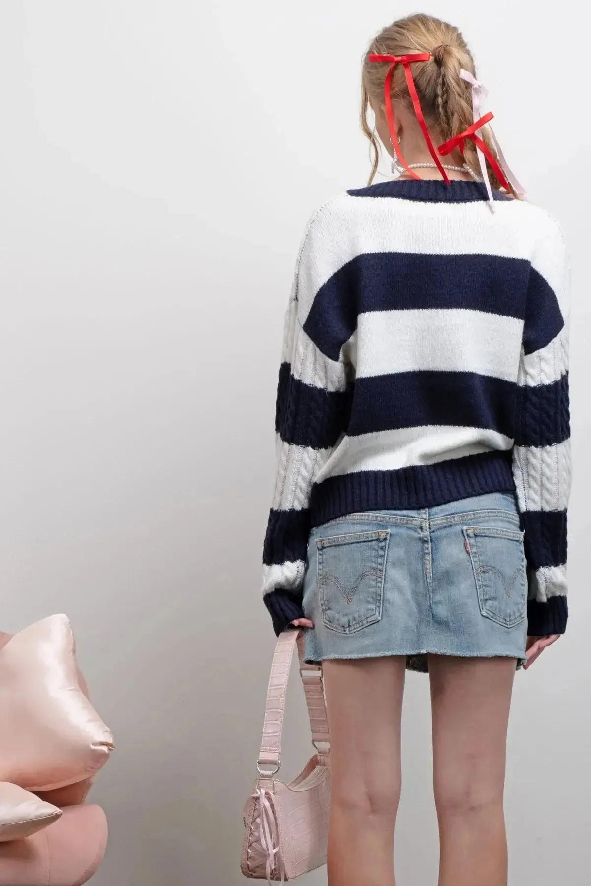 Blu Pepper By The Sea Sweater – Cozy Coastal Charm