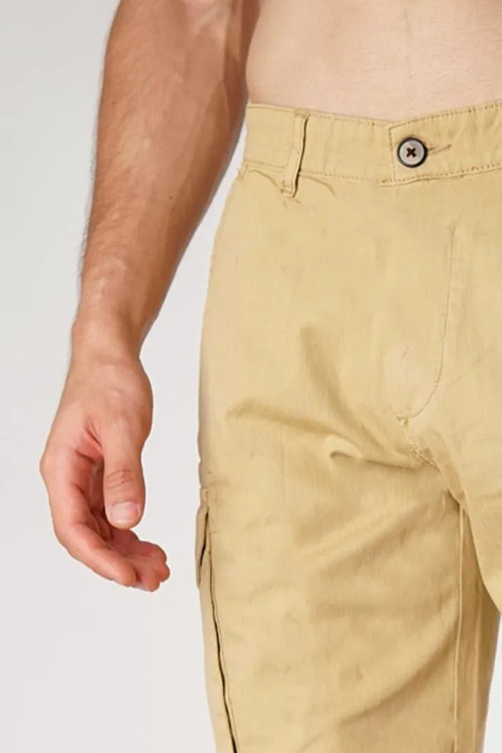 Camel Cargo Shorts