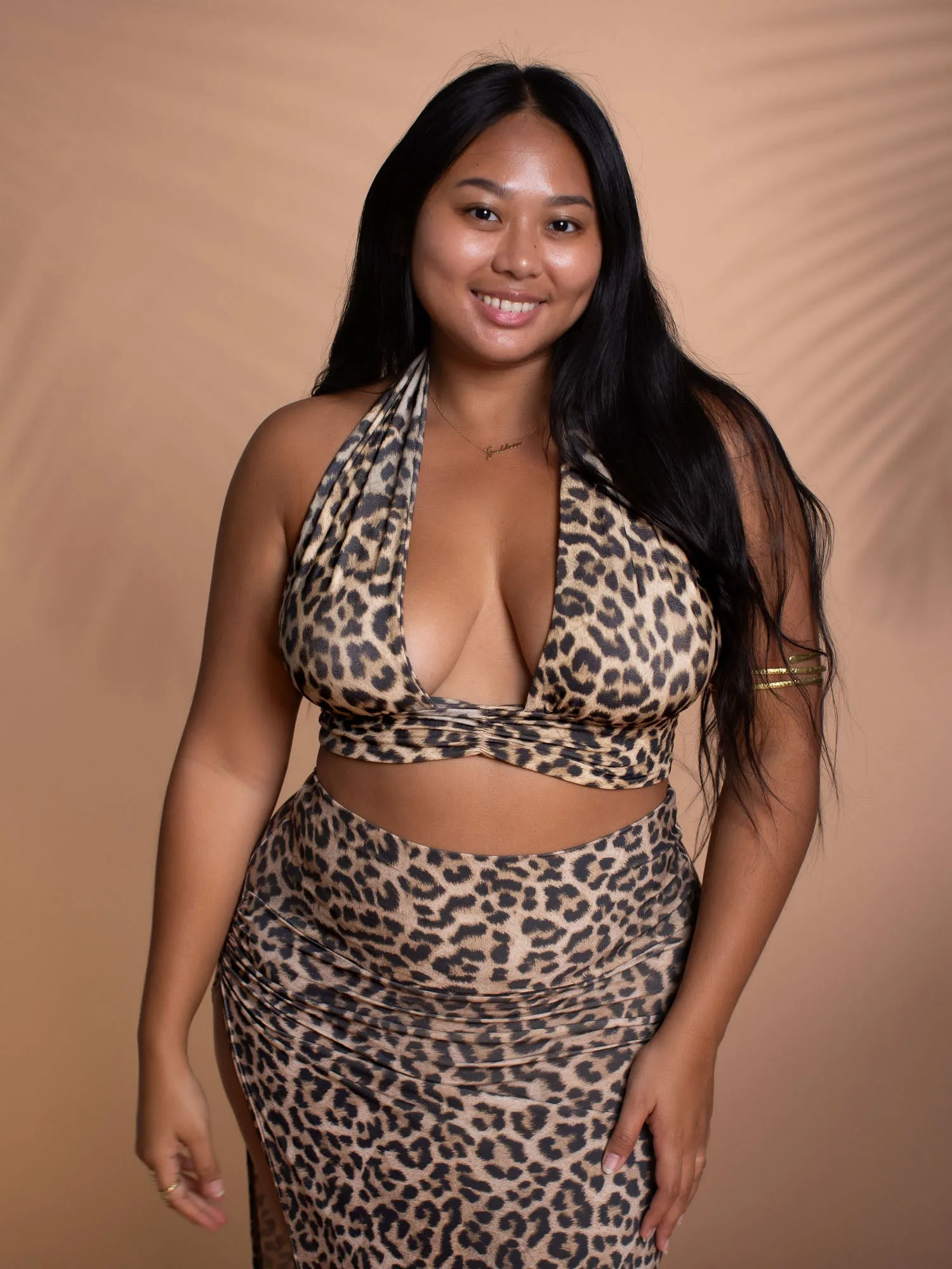 Celeste Top - Organic Leopard