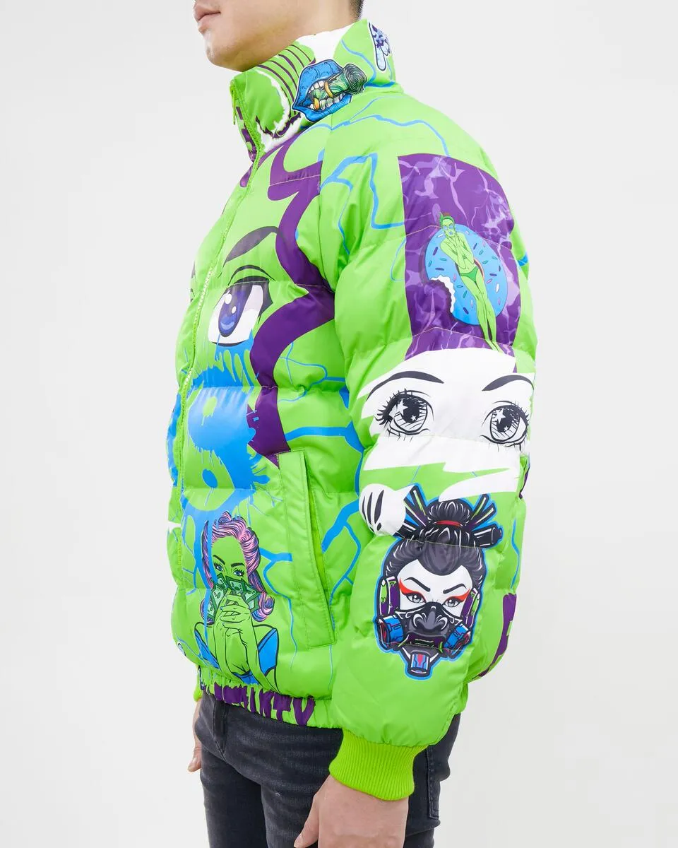 Eternity-Eyes Puffer Jacket-Volt
