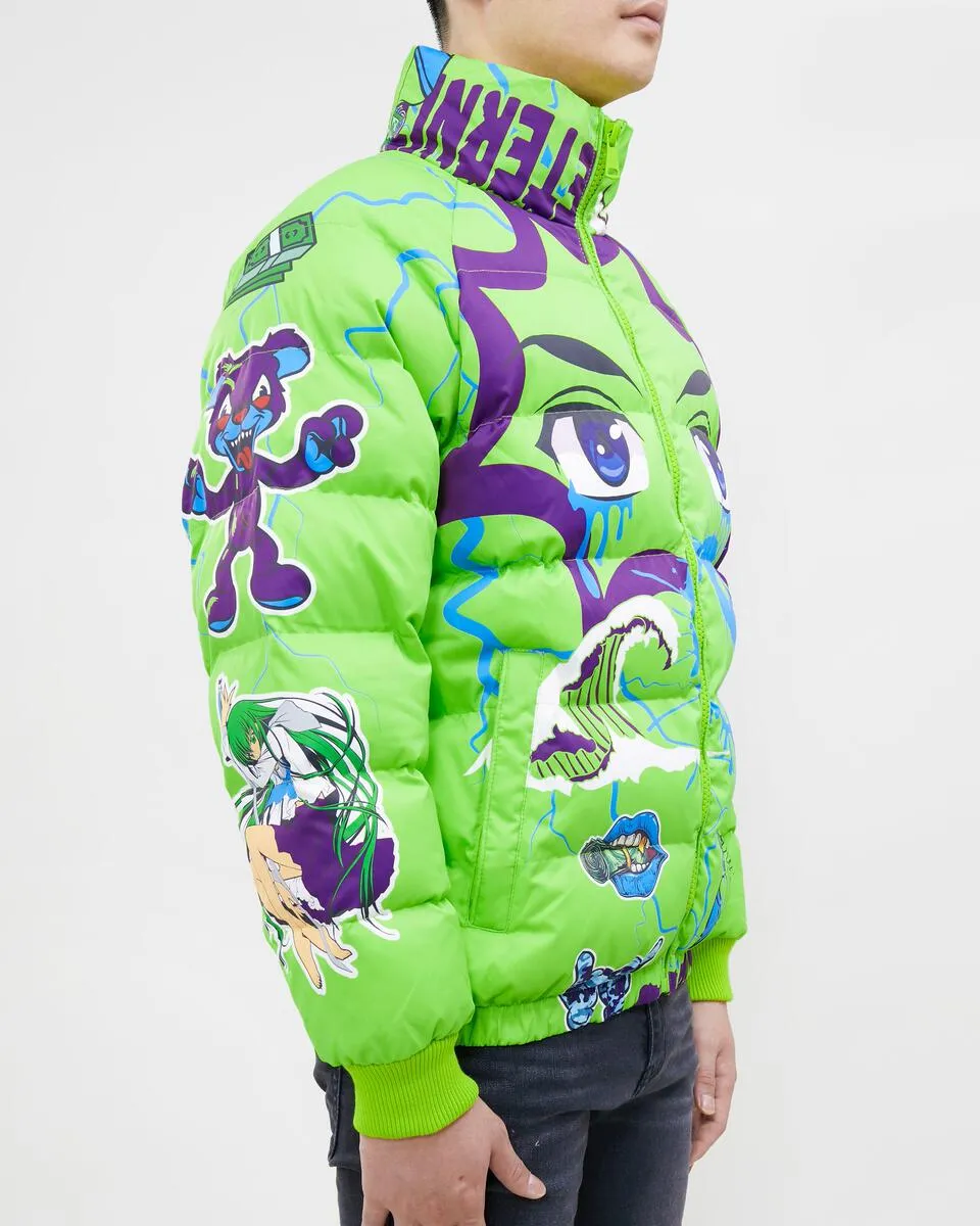 Eternity-Eyes Puffer Jacket-Volt