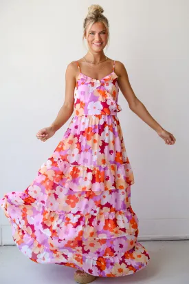 FINAL SALE - Proof Of Perfection Lavender Floral Maxi Dress