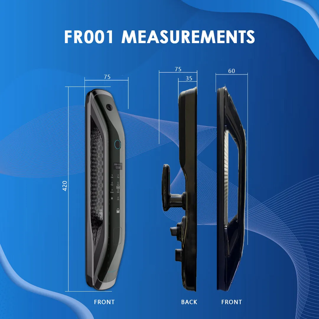 FR001 Door   FM021 Gate Digital Lock Bundle
