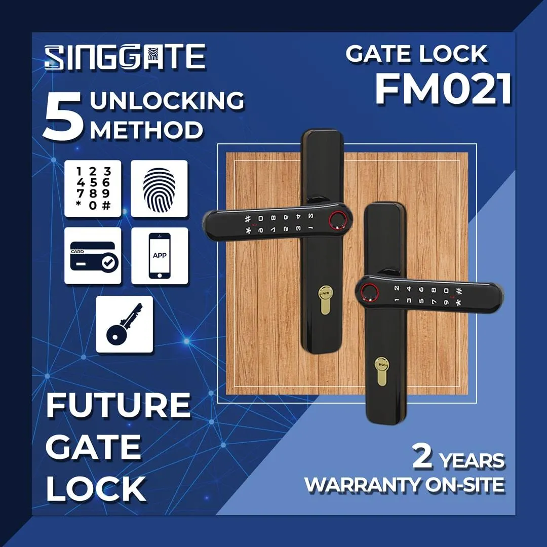 FR001 Door   FM021 Gate Digital Lock Bundle