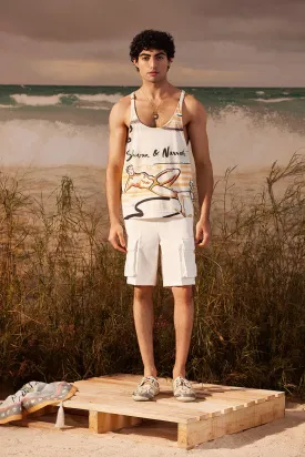 Ivory Cargo Shorts