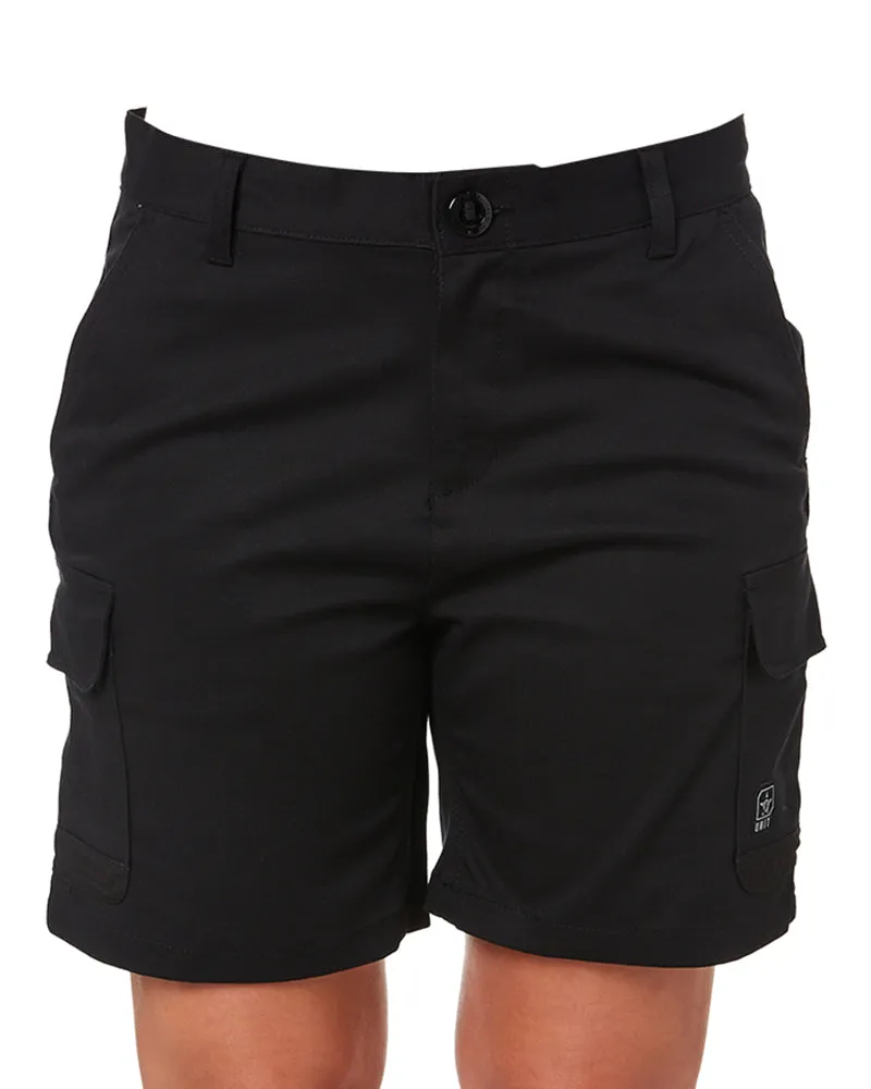 Ladies Staple Cargo Shorts - Black