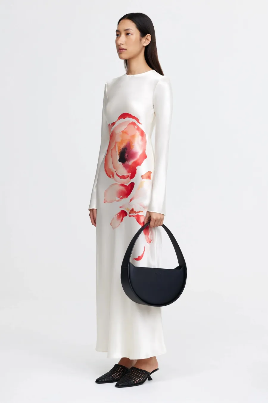 Salesbury Midi Dress Berry Poppy Fleur