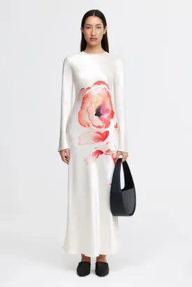 Salesbury Midi Dress Berry Poppy Fleur