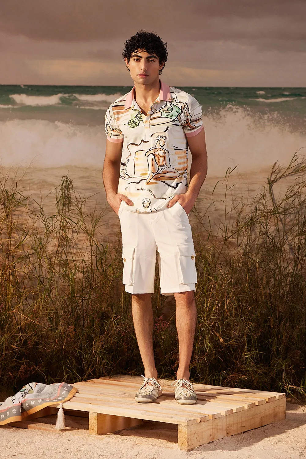 Saun Polo with Iconopins