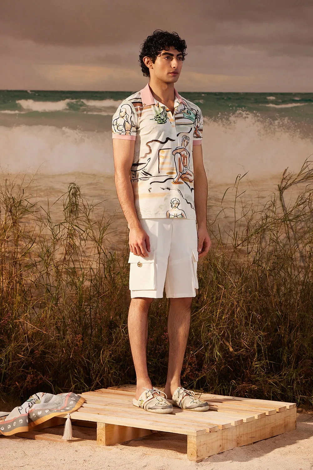 Saun Polo with Iconopins