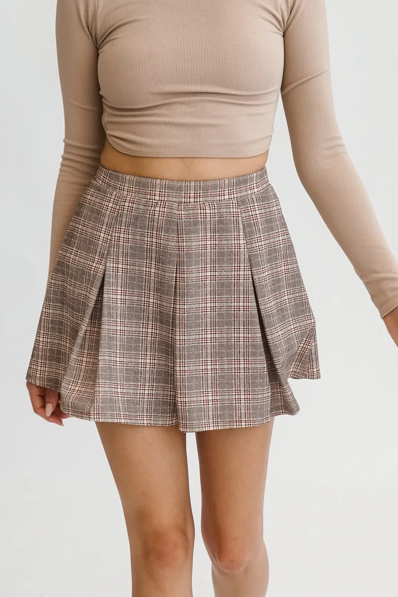 Tessa Plaid Skirt