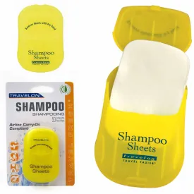 Travel Shampoo Toiletry Sheets Travelon 50 Count TSA OK