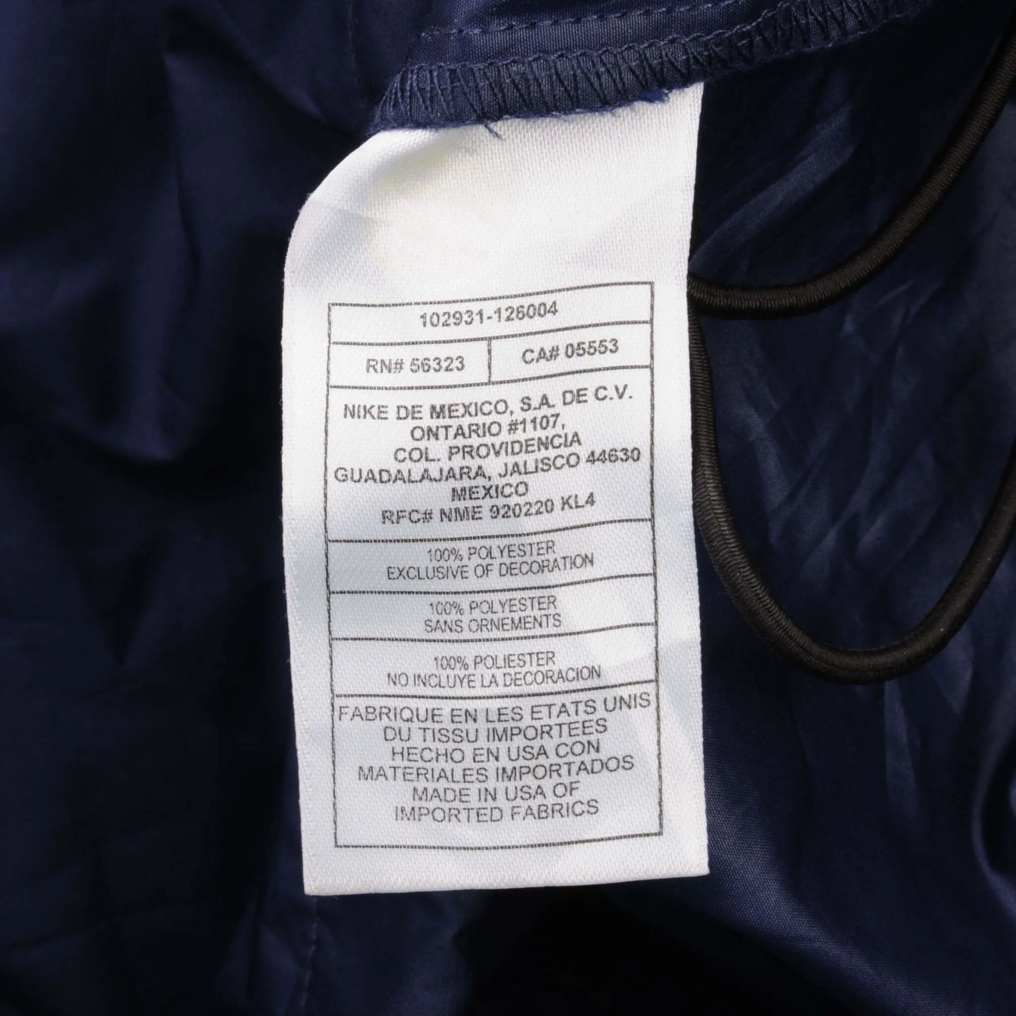 VINTAGE NIKE BYU BRIGHAM YOUNG UNI WINDBREAKER JACKET 2000S SIZE LARGE MADE USA
