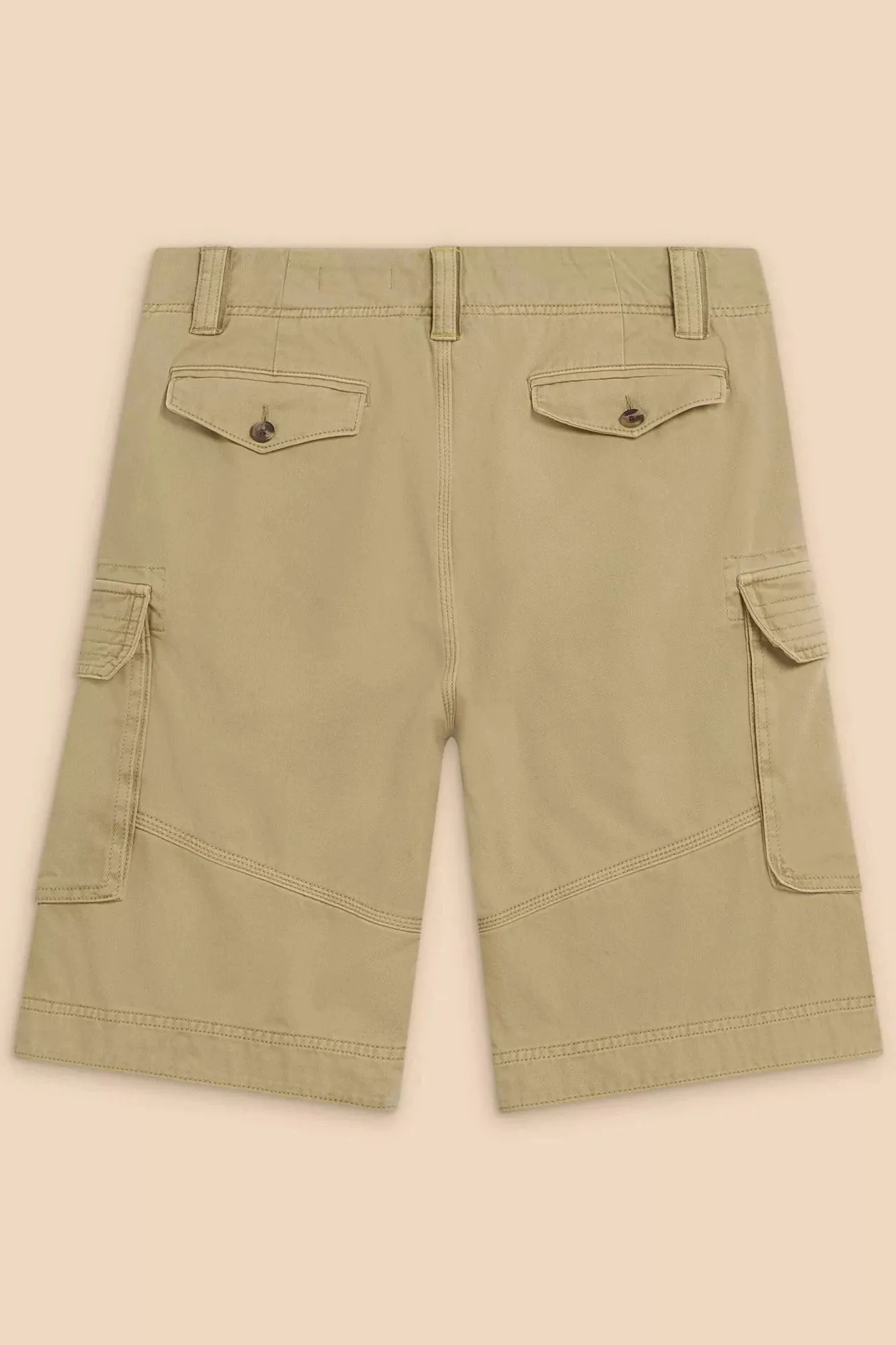 White Stuff Hallsall Organic Cargo Short - Light Nat