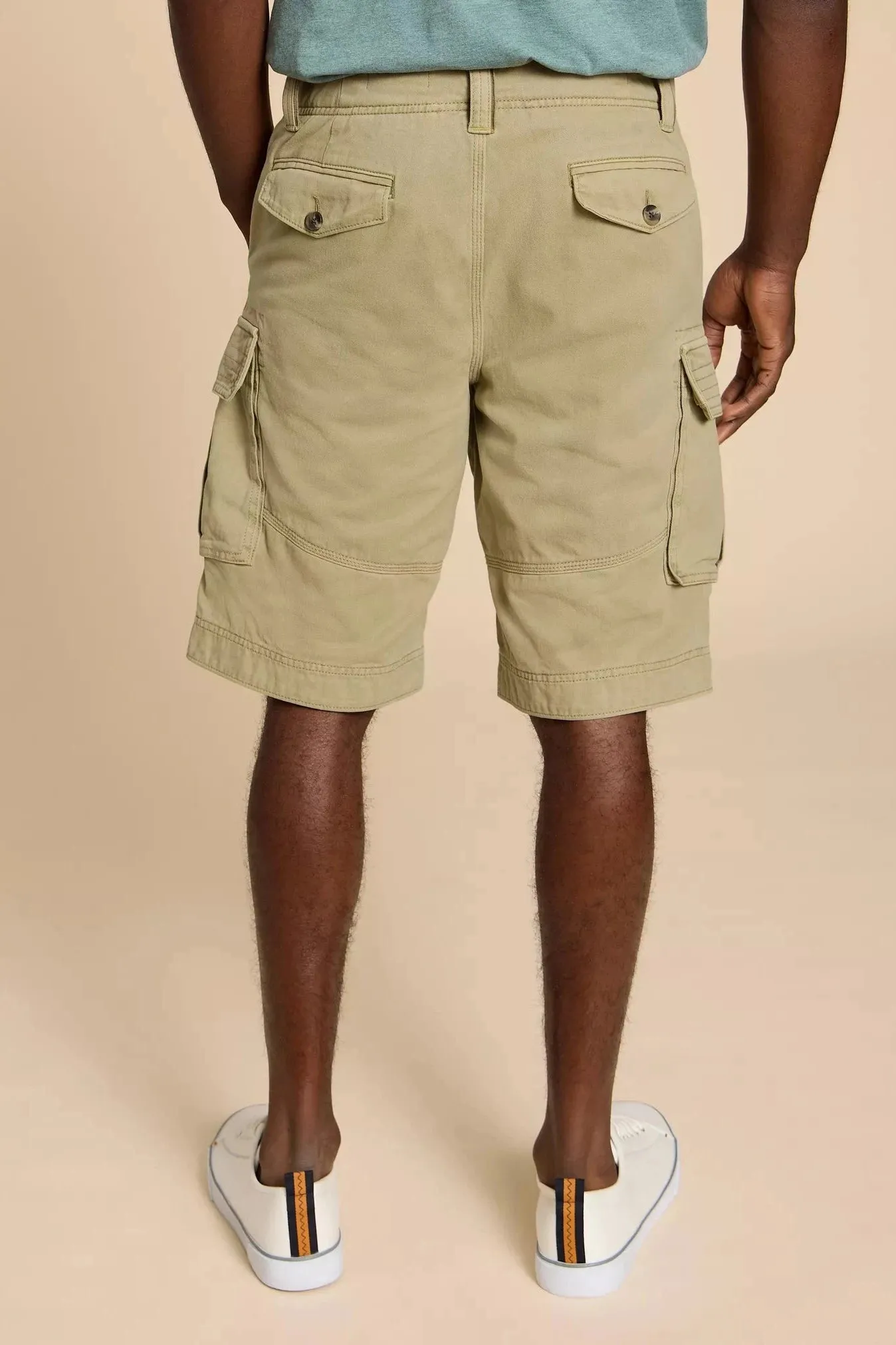 White Stuff Hallsall Organic Cargo Short - Light Nat